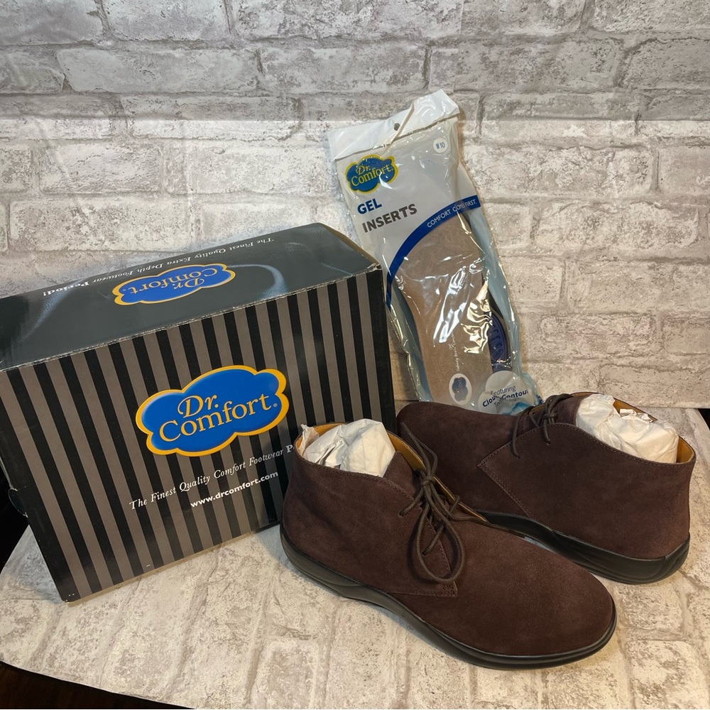 Dr. Comfort Cara Women’s Chukka Boot Brown Size 10 NWT Plus Gel Inserts NWT